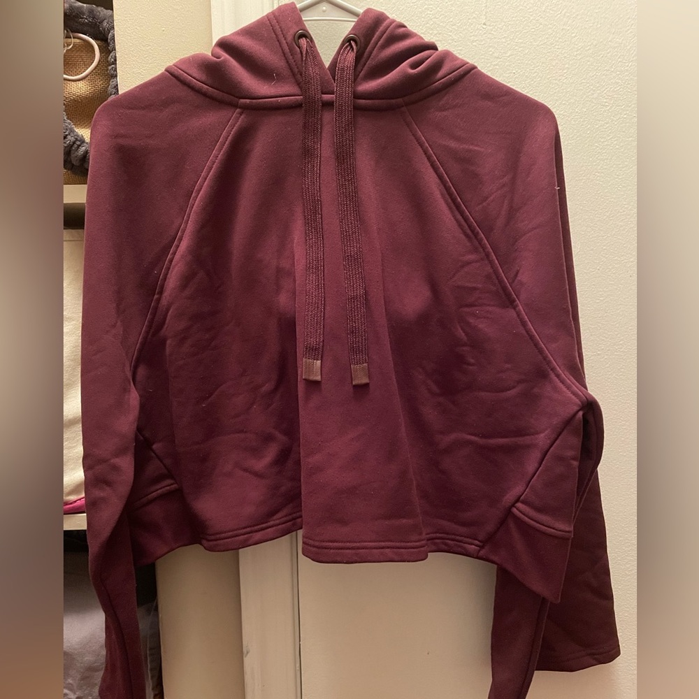 maroon athleta hoodie